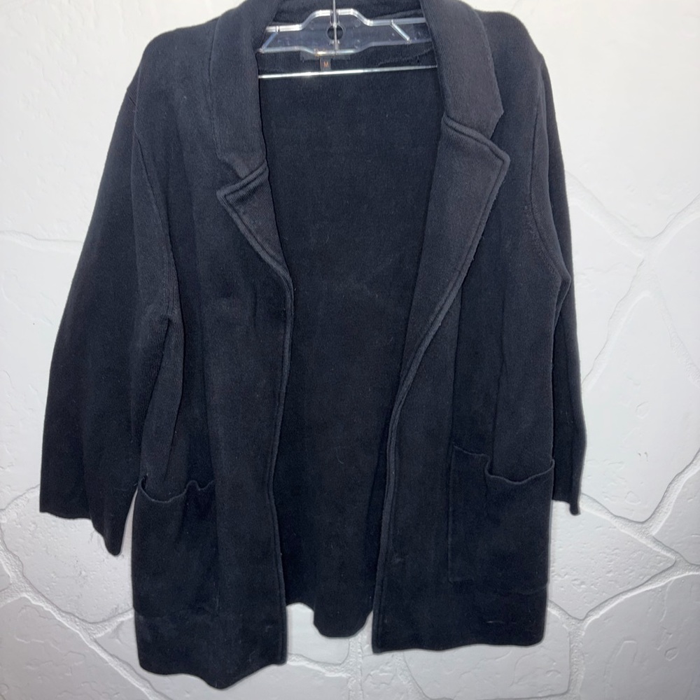 Quince Black Blazer